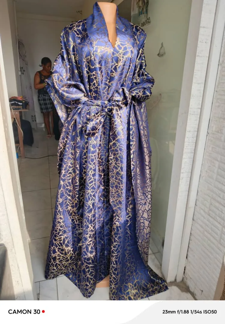 Boubou Femme wax sur mesure – modèle 3 | PriStyle Douala