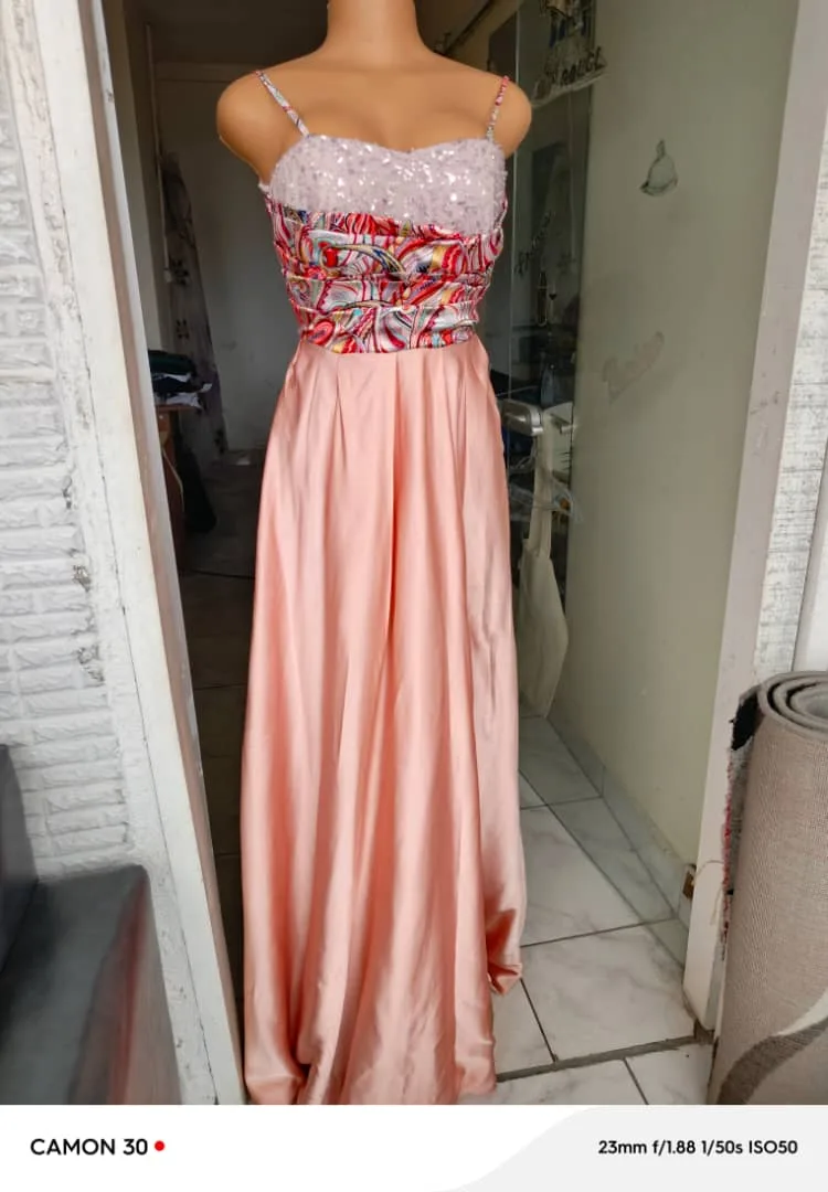 Robes wax sur mesure – modèle 12 | PriStyle Douala