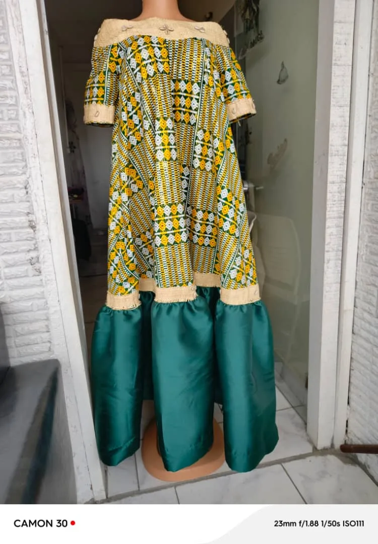 Robes wax sur mesure – modèle 3 | PriStyle Douala