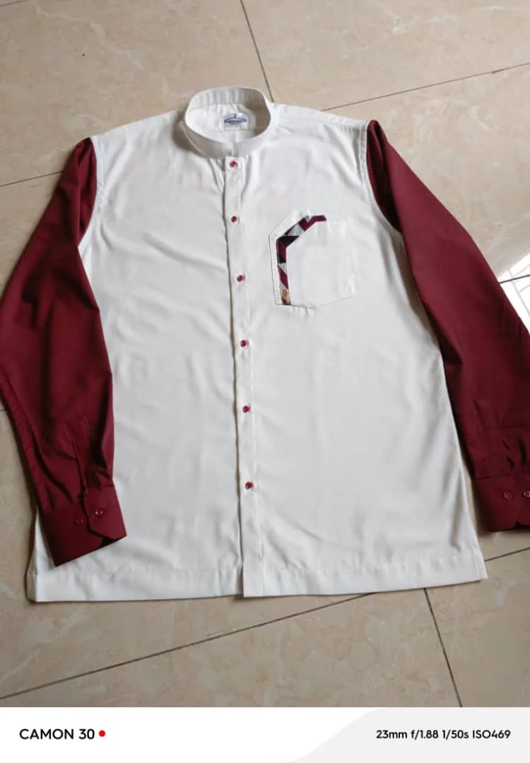 Chemises wax sur mesure – modèle 4 | PriStyle Douala