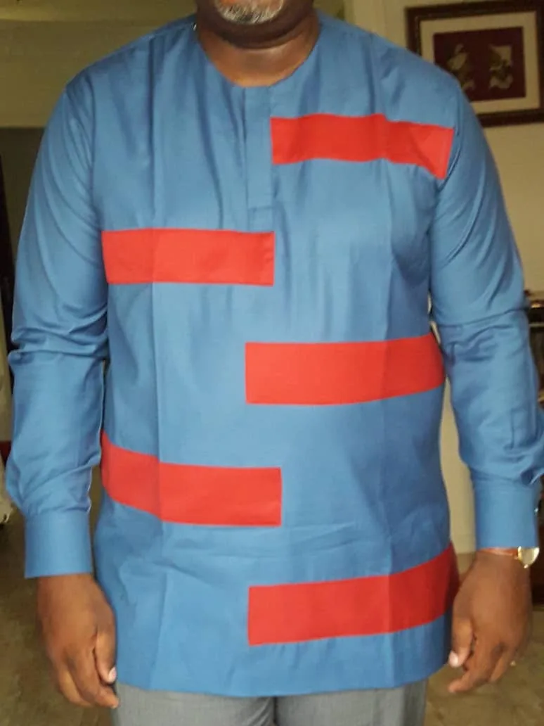 Chemises wax sur mesure – modèle 8 | PriStyle Douala