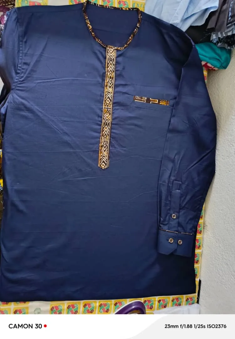 Chemises wax sur mesure – modèle 5 | PriStyle Douala
